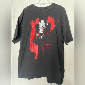 PENNYWISE IT Black Shirt Short Sleeve Horror XLarge Mens